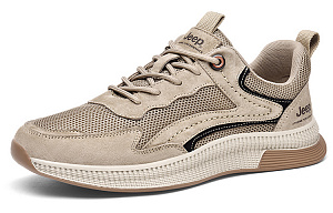 Jeep Abrasion Resistant, Breathable, Lightweight Low Top Casual Shoes Men's Camel 1 2852393