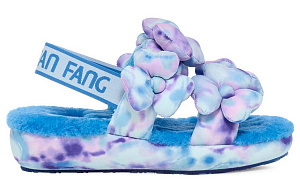 SUSAN FANG x UGG Fuzzy Slippers Women's Blue 1 2852420