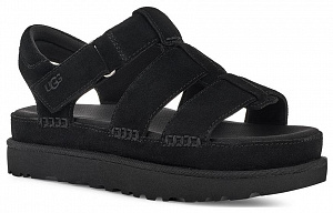 UGG Goldenstar Strap Platform Sandal Black Women's 1 2852608
