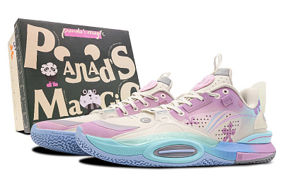 LiNing All City 10 Low-Top Basketball Shoes Men's Pink Purple