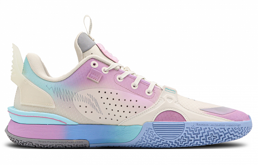LiNing All City 10 Low-Top Basketball Shoes Men's Pink Purple