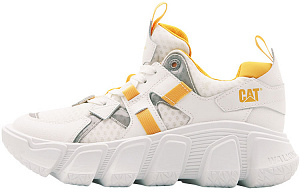 CAT Imposter Mesh Low-Top Sports Casual Shoes Unisex White Yellow
