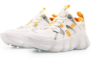 CAT Imposter Mesh Low-Top Sports Casual Shoes Unisex White Yellow 1 2852764