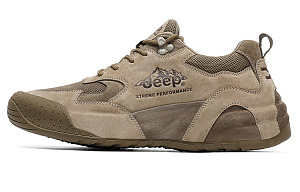 Jeep Low Top Outdoor Shoes Men's Khaki
