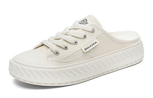 Dickies Slip-Resistant Low-Top Canvas Shoes Men's Beige 1 2853686