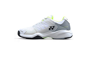 YONEX LU Anti-Slip Wear-Resistant Low-Top Tennis Shoes Unisex White Citrus