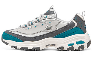 Skechers D'lites 1.0 'White Teal Grey' Women's