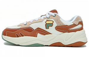 FILA FUSION Flash Low Top Casual Running Shoes Men's Beige Brown