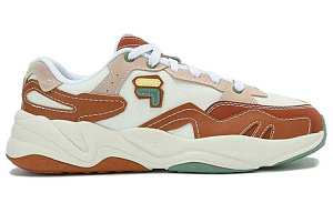 FILA FUSION Flash Low Top Casual Running Shoes Men's Beige Brown 1 2854760