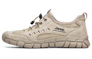 Jeep Low Top Outdoor Shoes Men's Sand