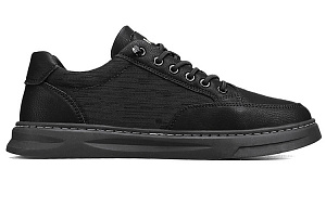 Jeep Low Top Skateboard Shoes Men's Black 1 2855452