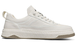 Jeep Low Top Skateboard Shoes Men's Ecru 1 2855459