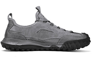 Jeep Cushioning, Abrasion Resistant, Lightweight, And Breathable Low Top Hiking Shoes Men's Gray 1 2855480