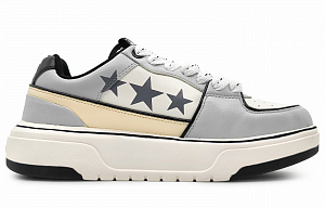 MLB Chunky Liner Anti-Slip And Wear-Resistant Height Increasing Low-Top Skateboard Shoes Unisex White Gray 1 2855519