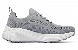 Skechers Cushioned Wear-Resistant Breathable Low-Top Casual Shoes Men's Gray 1 2856821