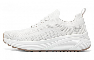 Skechers Breathable Low-Top Casual Shoes Men's White