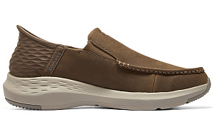 Skechers Slip Ins Slip-Ins Technology Wear-Resistant Low-Top Casual Shoes Men's Brown 1 2856866