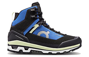 On Cushioned Slip-Resistant Abrasion-Resistant High-Top Running Shoes Men's Blue Black 1 2856888