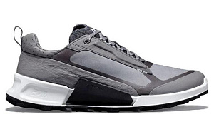 Ecco Cushioned Slip-Resistant Low-Top Casual Shoes Men's Iron Gray 1 2856913