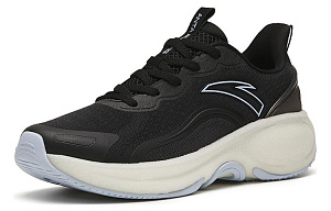 Anta Chong Run Collection Bubbles 4th Generation Anti-Slip Wear-Resistant Low-Top Running Shoes Women's Black Beige 1 2856948