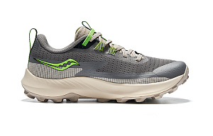 Saucony Peregrine 13 Peregrine Falcon 13 Slip Resistant And Breathable Low Top Trail Running Shoes Women's Gray Green 1 2857086