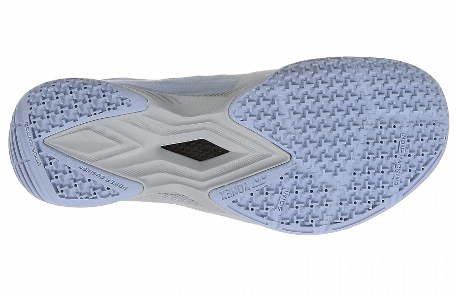 YONEX POWER CUSHION AERUS Z Slip-Resistant Low-Top Badminton Shoes Unisex White Blue