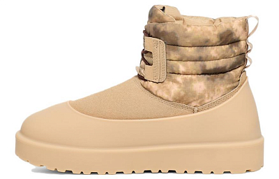 UGG Classic Mini Lace Wea Smokescreen Boot Mustard Seed