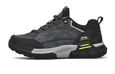 Jeep Hiking / Trekking Shoes Men Low-Top Gray