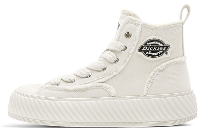Dickies Женские Высокие Кеды Канвас Бежевые