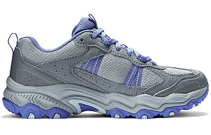 Skechers Stamina Cushioning Wear-Resistant Low-Top Outdoor Shoes Women's Gray Purple 1 2864635