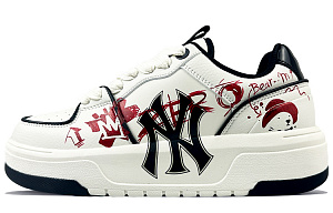 MLB Chunky Liner Low-Top Skateboard Shoes Unisex Black White 1 2864641