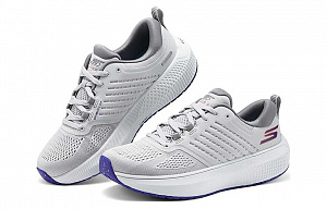 Skechers Wear-Resistant Waterproof And Breathable Low-Top Running Shoes Women's White Blue 1 2866132