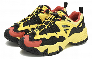FILA FUSION KRIPTONITE Low Top Chunky Sneakers Women's Yellow Black 1 2868731