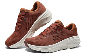 Skechers Cushioning And Breathable Low Top Casual Shoes Men's Reddish Umber 1 2868801