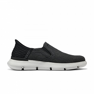 Skechers Cushioned Wear-Resistant Lightweight Low-Top Casual Shoes Men's Black 1 2869505