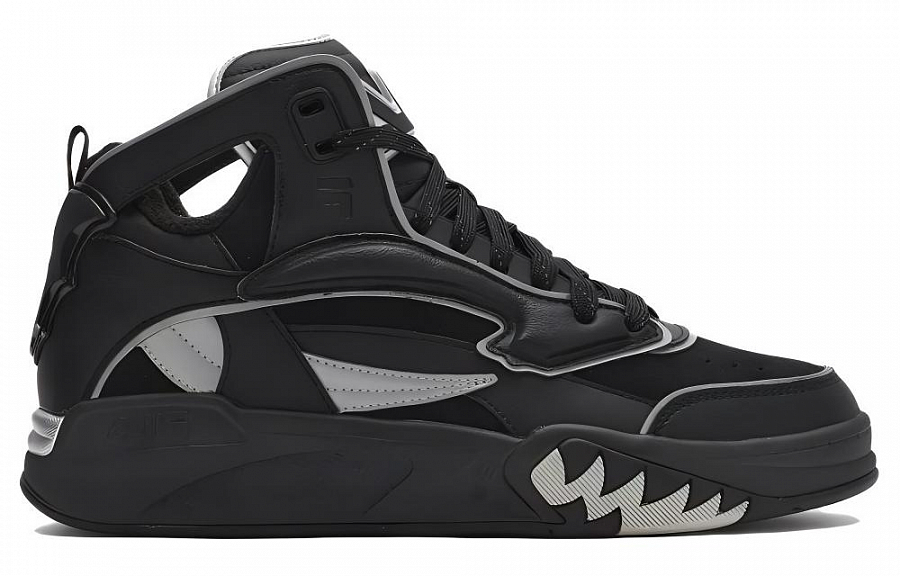 FILA FUSION DESPERADO LOW Cushioning Wear-Resistant Mid-Top Basketball Shoes Men's Black Silver купить в интернет-магазине Yoocart с быстрой доставкой по России.