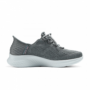 Skechers Slip Ins Slip-Ins Technology Cushioned Wear-Resistant Breathable Low-Top Casual Shoes Women's Gray 1 2870514