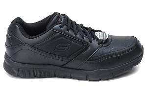 Skechers Abrasion Resistant Low Top Running Shoes Men's Black 1 2871131