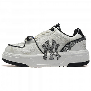 MLB Chunky Liner Auspicious Dragon And Auspicious Clouds Low-Top Skateboard Shoes Unisex White