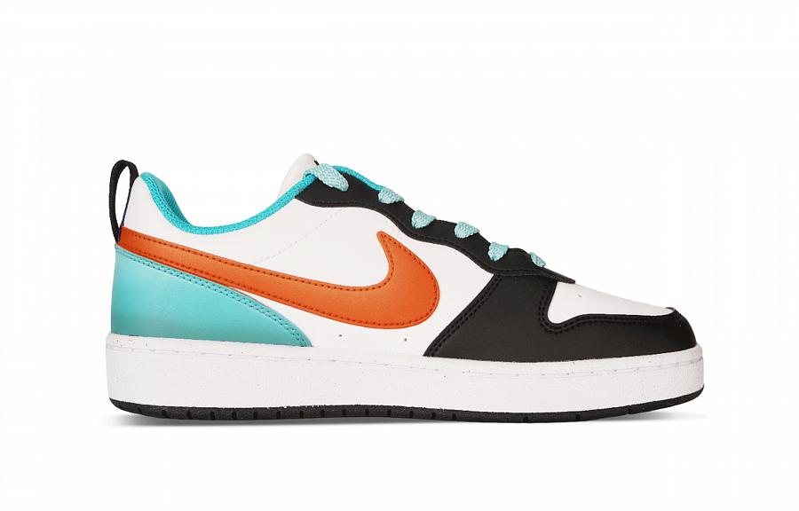Nike Court Borough Low Top Skateboard Shoes GS Green Orange купить в интернет-магазине Yoocart с быстрой доставкой по России.