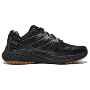 Skechers Cushioned Wear-Resistant Breathable Lightweight Low-Top Casual Running Shoes Men's Black Gold 1 2875509