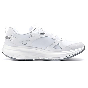 Skechers Cushioning Wear-Resistant Low-Top Running Shoes Women's White Silver 1 2875513