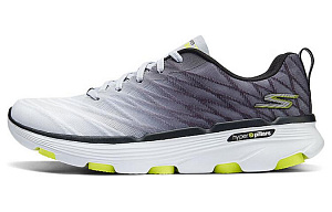 Skechers Wear-resistant And Lightweight Low-Top Casual Running Shoes Men's Gray