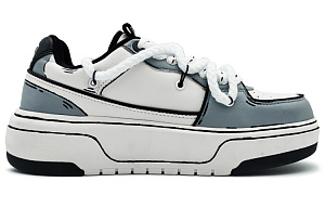 MLB Chunky Liner Low-Top Skateboard Shoes Unisex Blue Gray 1 2876750