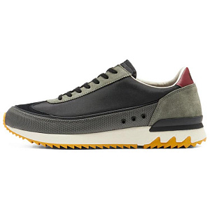 Onitsuka Tiger Hsinti Shock Absorbers Abrasion Resistant Slip Resistant Low Top Chunky Sneakers Unisex Black Yellow