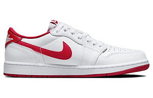 Jordan Air Jordan 1 Vintage Basketball Shoes Unisex Low top Red/White 1 2876951