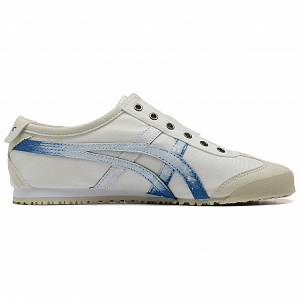 Onitsuka Tiger MEXICO 66 Anti-Slip And Wear-Resistant Lightweight Low-Top Casual Shoes Unisex White Blue 1 2876966