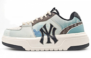 MLB Chunky Liner Low-Top Skateboard Shoes Unisex Blue-Teal