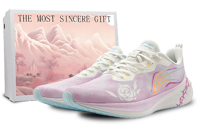 LiNing WuShi Lite Low-Top Running Shoes Men's Pink