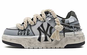 MLB Chunky Liner Height Increasing Coverage Low-Top Skateboard Shoes Unisex Blue Gray 1 2878079